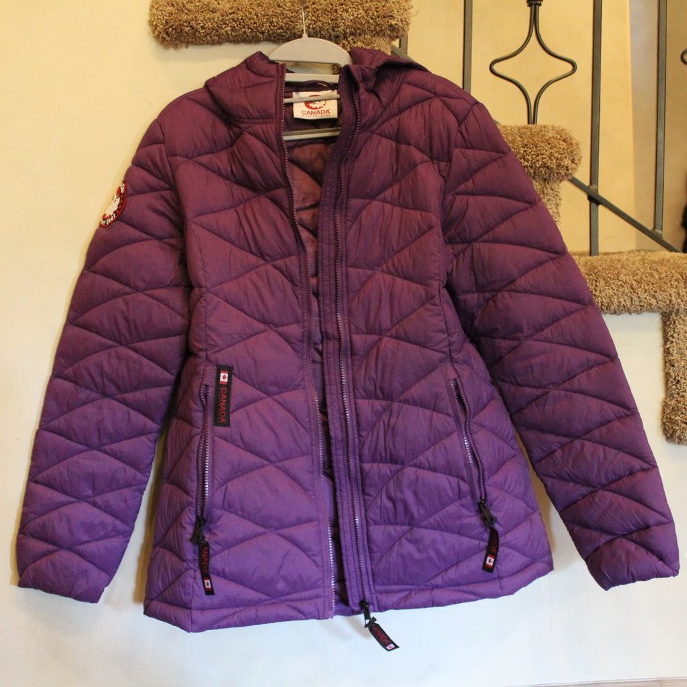 Purple Winter coat, Canada Weather Gear